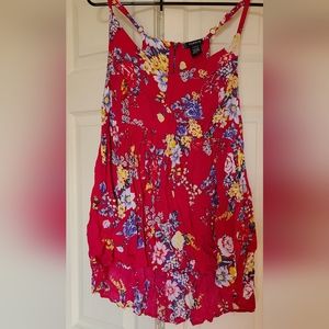 Torrid Floral Tank Top Size 0